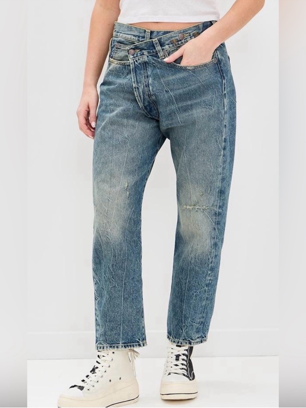 R13 Crossover Jeans Kelly Wash